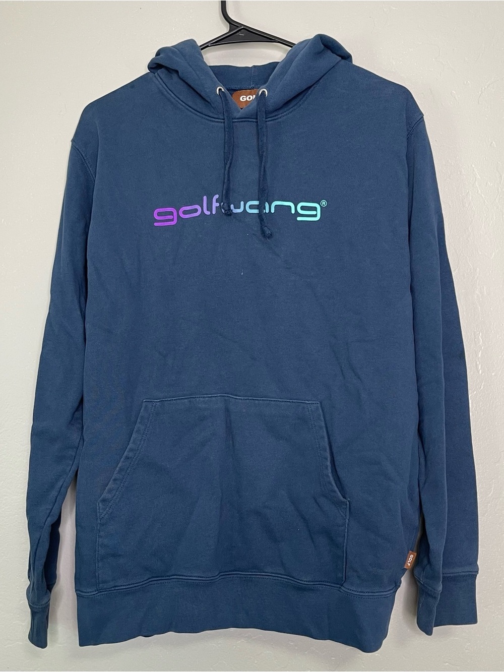 Golf Wang Mens Meduim Navy Blue Pullover Hoodie Sz M